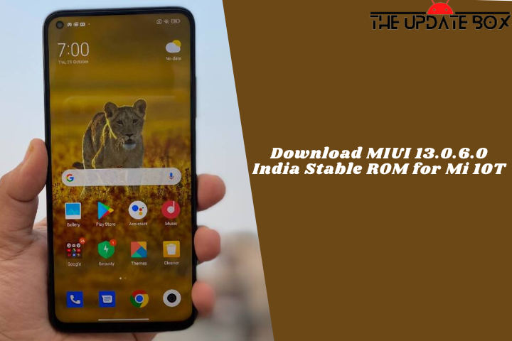 Download MIUI 13.0.6.0 India Stable ROM for Mi 10T