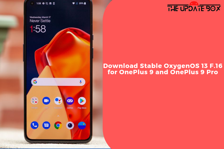 Download Stable OxygenOS 13 F.16 for OnePlus 9 and OnePlus 9 Pro