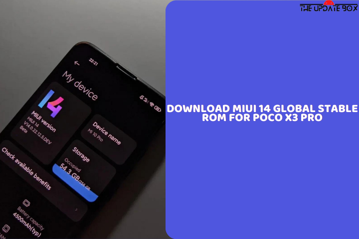 Download MIUI 14 Global Stable ROM for POCO X3 Pro