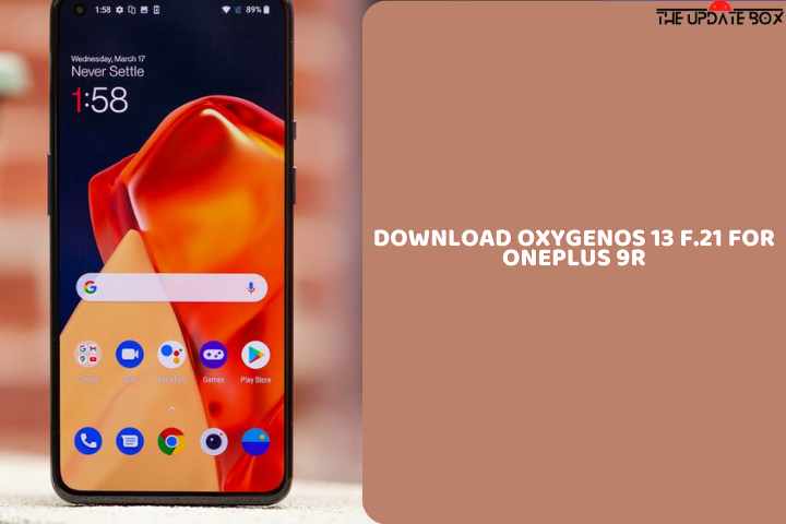 Download OxygenOS 13 F.21 for OnePlus 9R