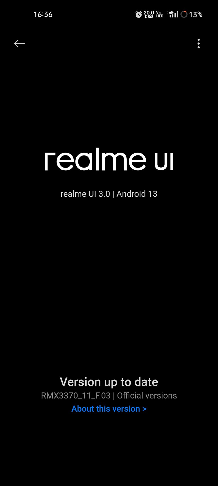 Realme GT Neo 2 Android 13 update 