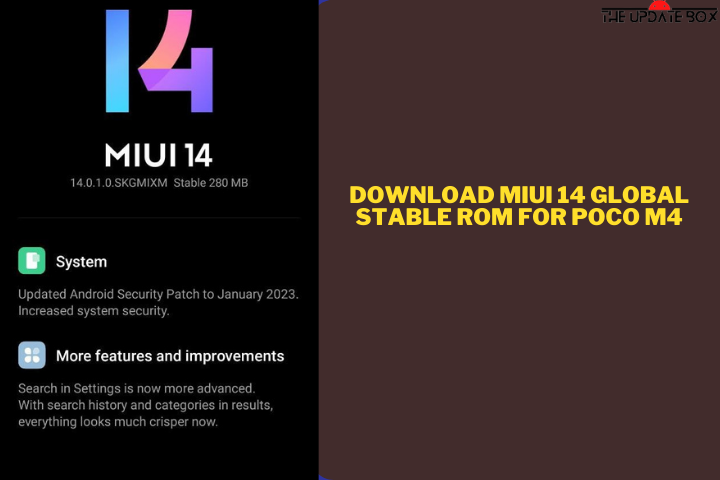 Download MIUI 14 Global Stable ROM for POCO M4