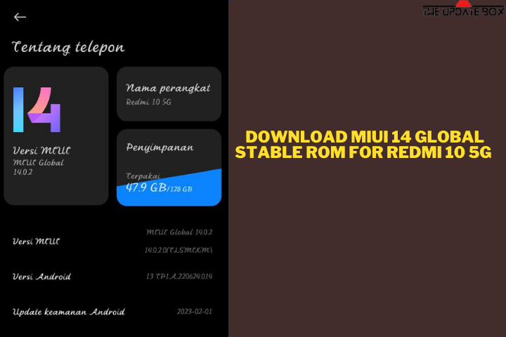 Download MIUI 14 Global Stable ROM for Redmi 10 5G 