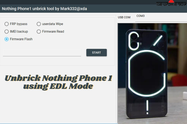 Unbrick Nothing Phone 1 using EDL Mode